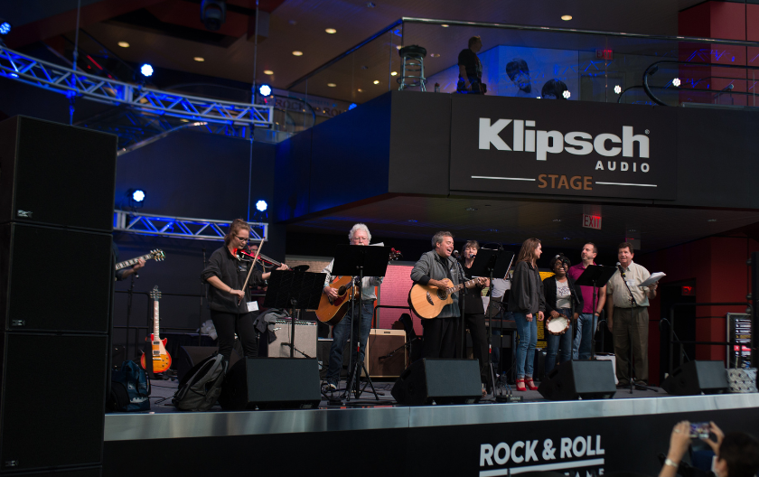 Razing the Bar performing at Rock and Roll Hall of Fame 