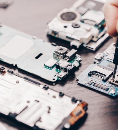 Image of technology being repaired