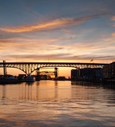 bridge over Cuyahoga River