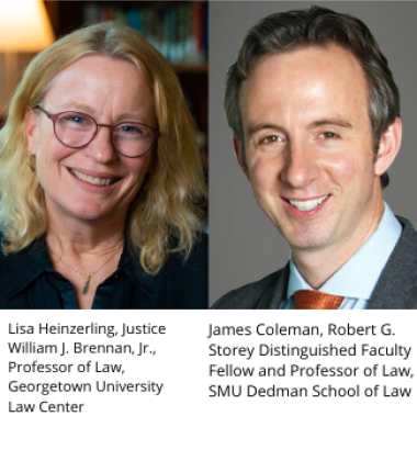 Lisa Heinzerling and James Coleman