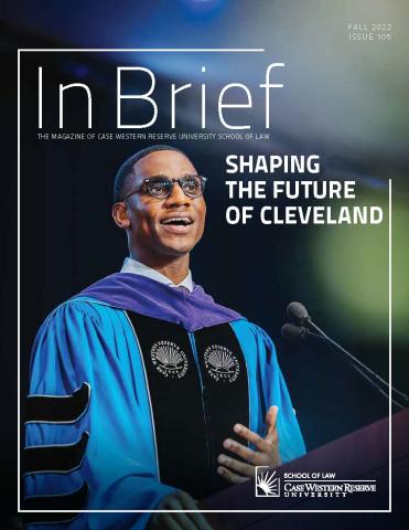 Cover of In Brief Fall 2022 Featuring Justin Bibb