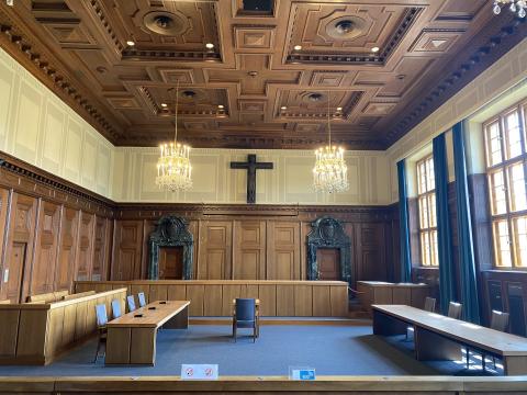 Courtroom 600 at Nuremberg