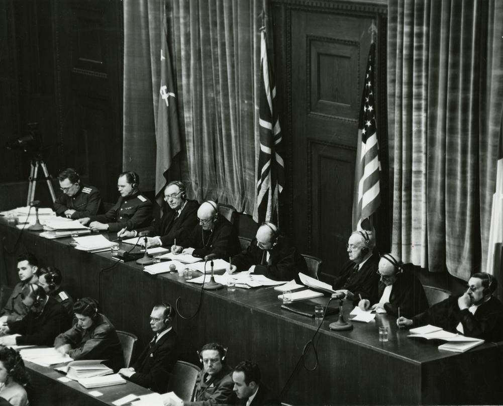 Photo of Nuremberg Trials