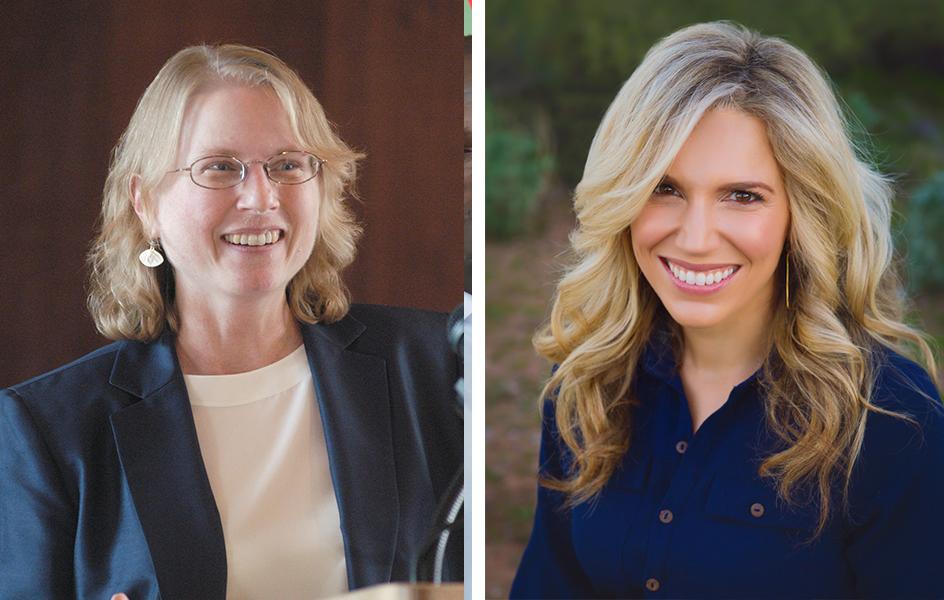 Photo of Karen Bradshaw and Holly Doremus