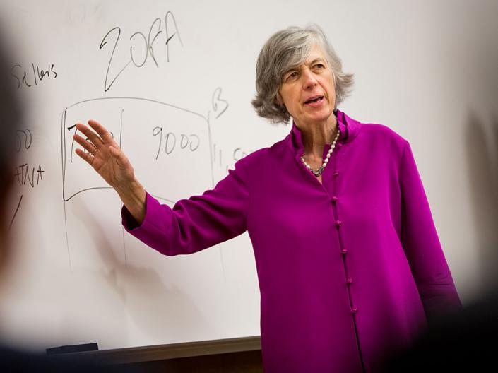 Juliet Krostritsky teaching at the Case Western Reserve Law School