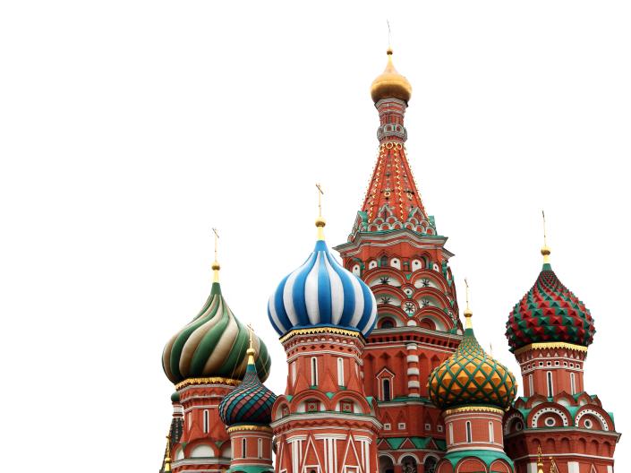St. Basil Cathedral in Russia