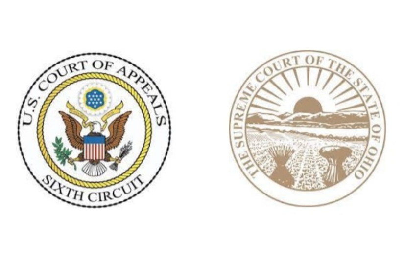 Court of Appeals and Ohio Supreme Court logos