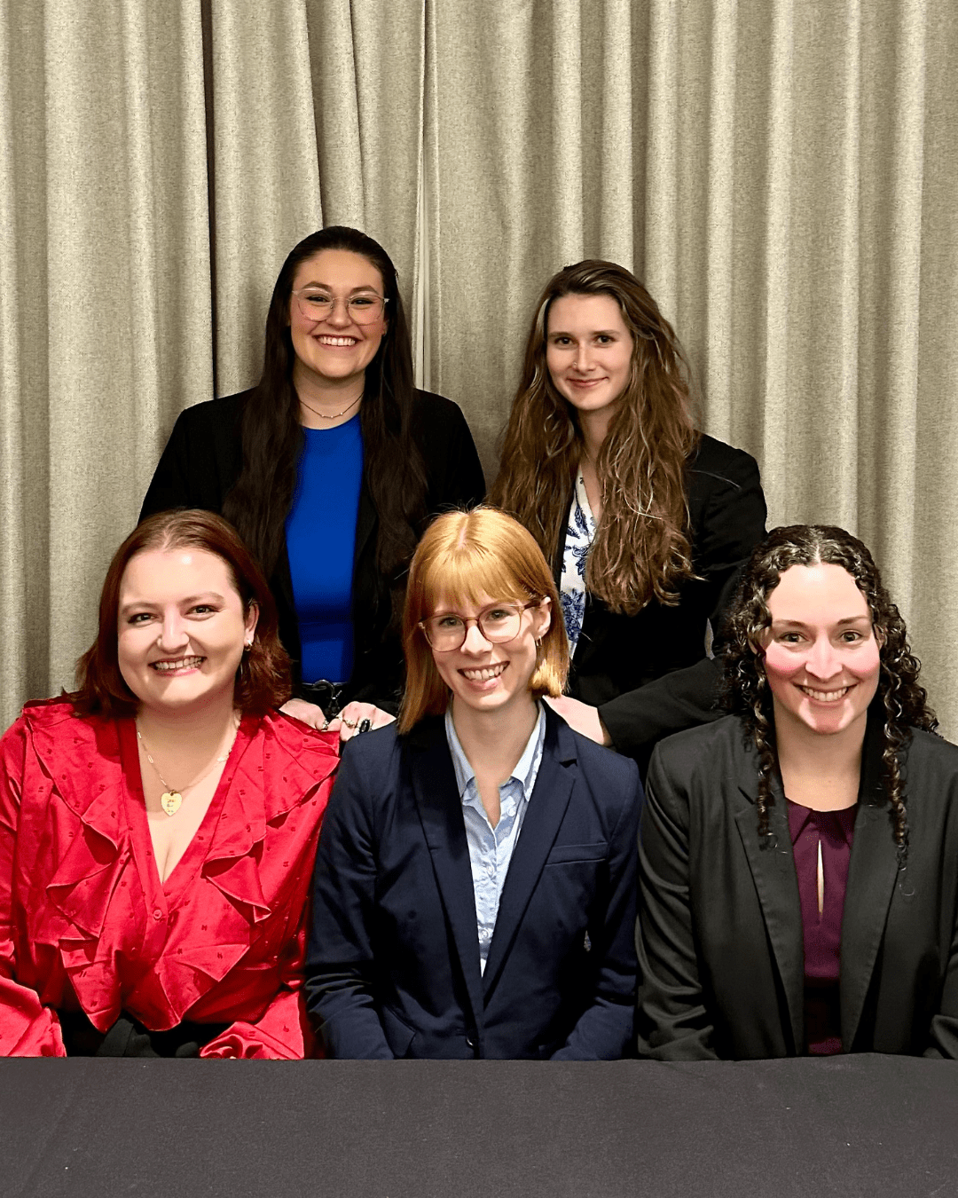 (L-R: Ellie Buerk, Pilar Corso, Brianna Schmidt, Naomi Matthusen, Patricia Taylor