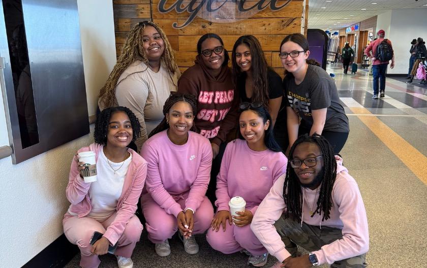 BLSA mock trial team prior to competition