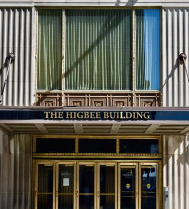 Facade of the Higbee building