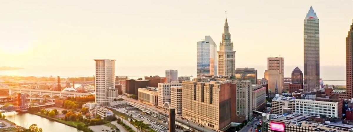 Downtown Cleveland skyline