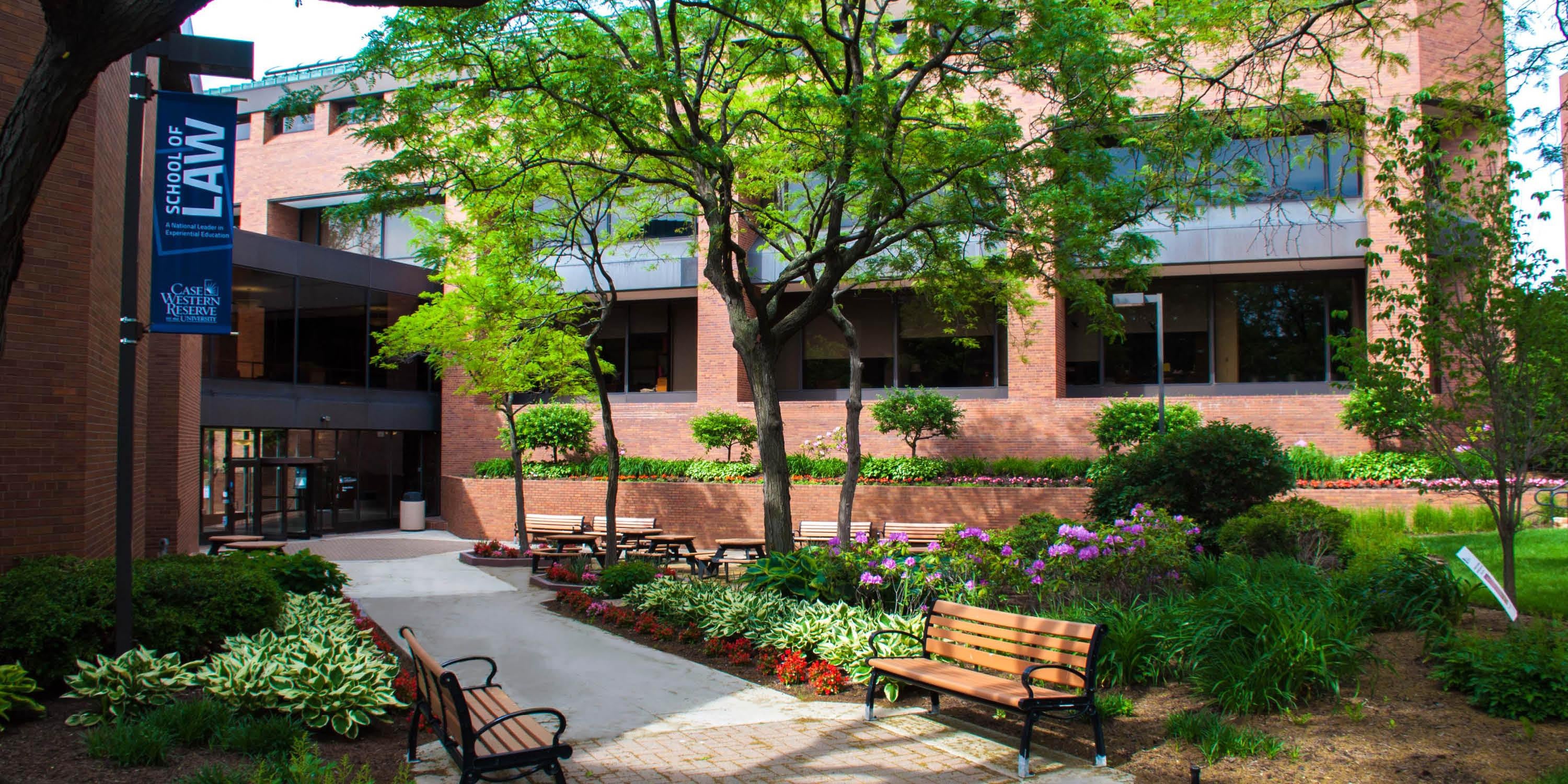 The courtyard of the Law School