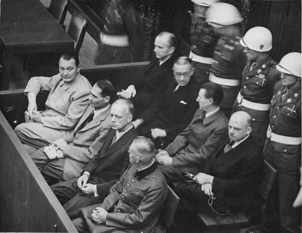 Image of people at the Nuremberg Trial