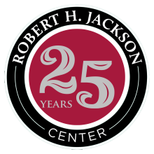 An image of the Robert Jackson Center 25th anniversary logo