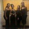 BLSA Mock Trial Winners 2024 pictured in the hotel holding their trophy