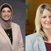 Summer Husein (left) and Maya Simek (right) headshots side by side