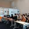 CWRU adjunct professor Peter Steciuk teaches Ukrainian students in Kyiv.