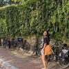 Maya on her study abroad trip