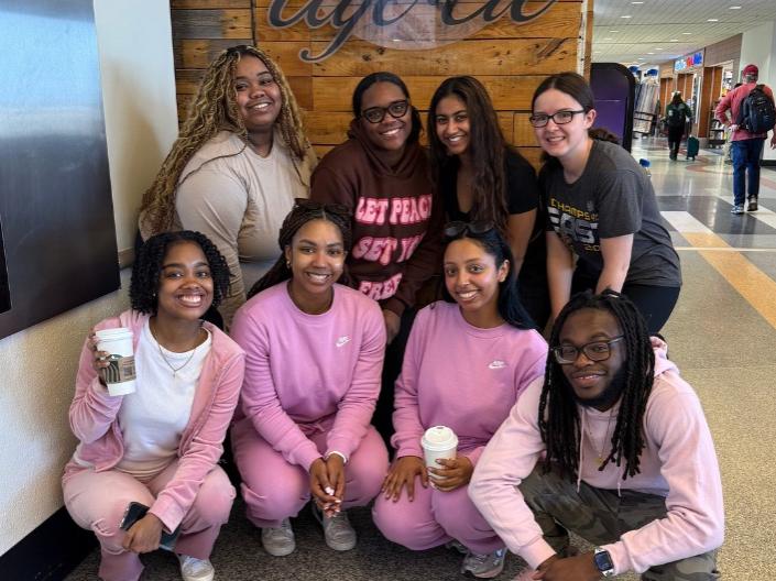 BLSA mock trial team prior to competition