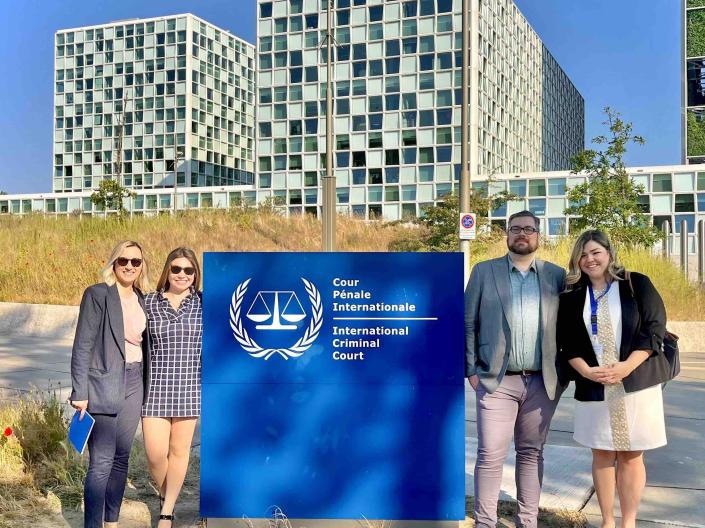 Photo of CWRU students at the ICC