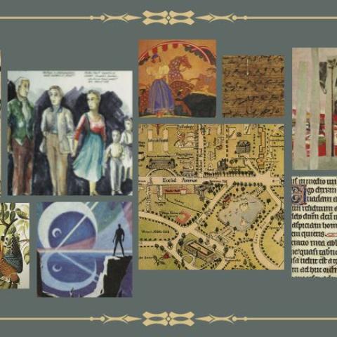 collage of special collections images