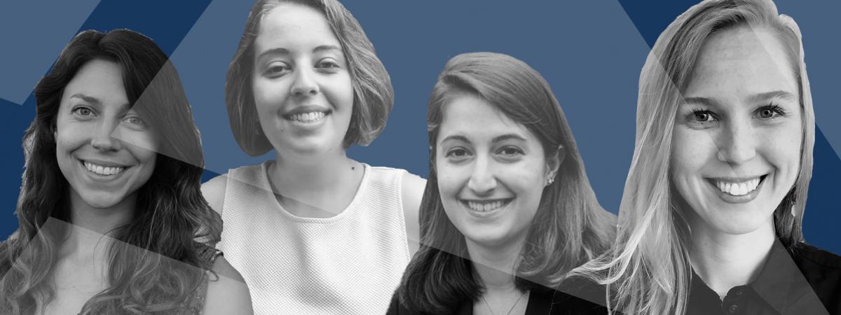 Composite of headshots of the 2019-2020 Freedman Student Fellows
