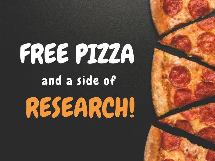 pizza and research logo