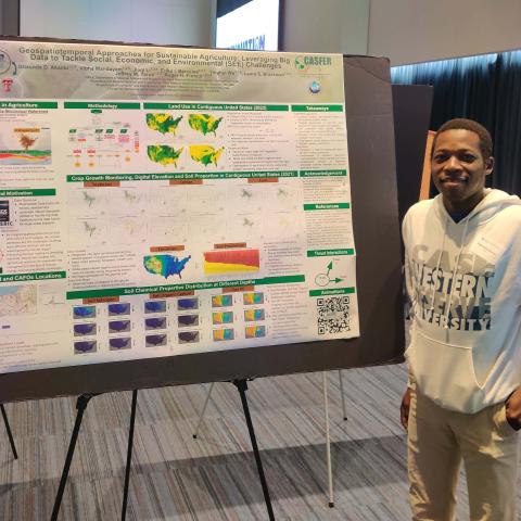 Olatunde_Akanbi with research poster