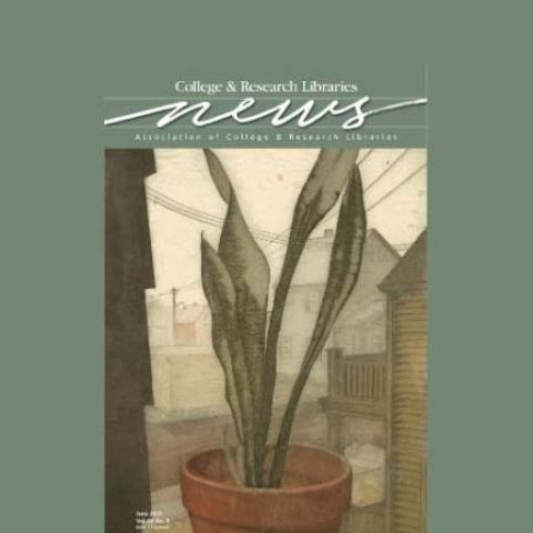 Cover of College and Research Libraries News magazine