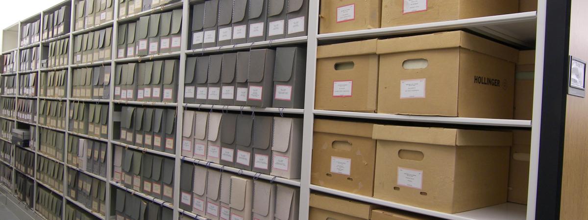 University Archives Shelves