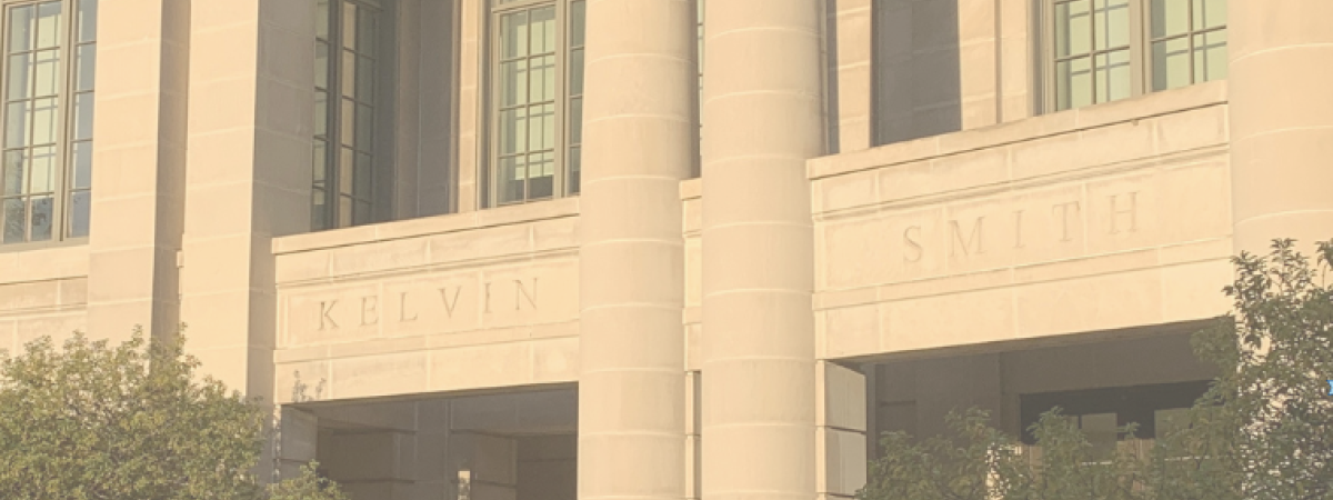 Front of Kelvin Smith Library building.