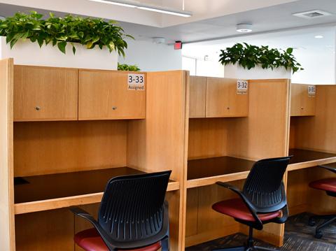 grad student carrels