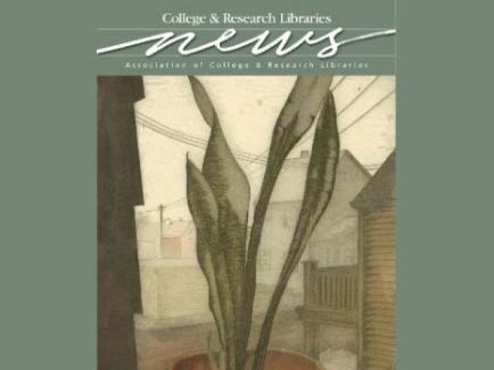 Cover of College and Research Libraries News magazine