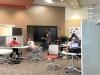 Students studying in the Freedman Center