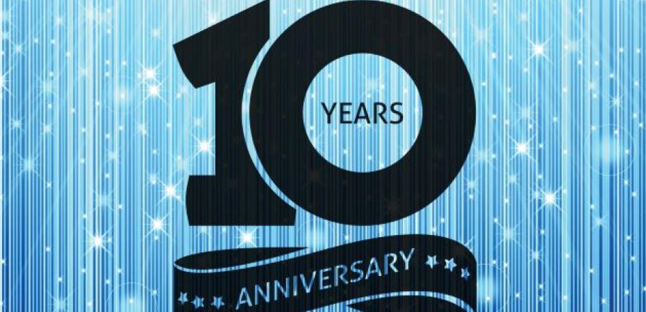 10th anniversary logo