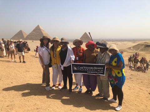 Group photo in Egypt