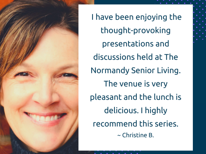 Testimonial from participant