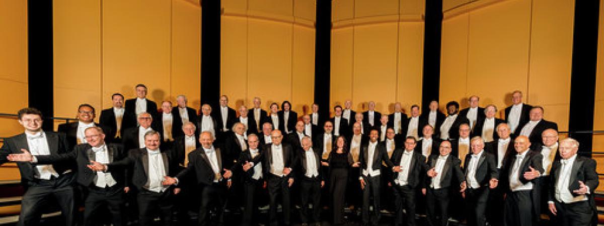 Singers' Club with arms open