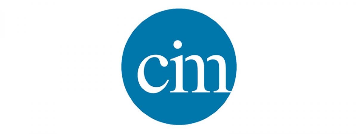 CIM Logo in blue circle