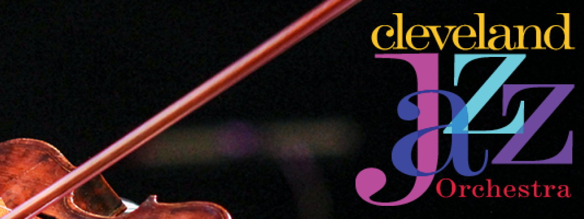 Cleveland Jazz Orchestra Banner w/Violin