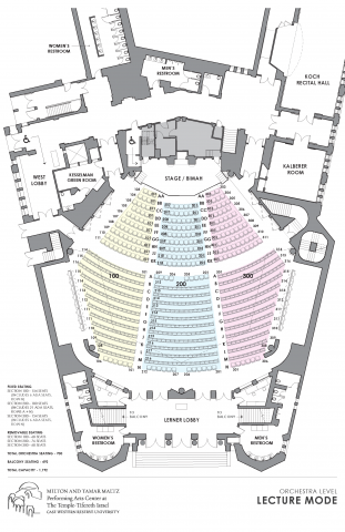 Seating Chart | Maltz Performing Arts Center | Case Western ...