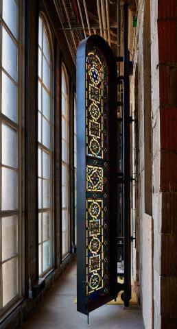 Stained glass at Maltz Performing Arts Center