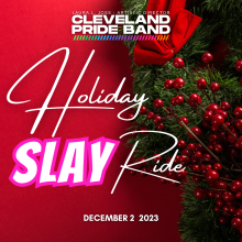 Pride Band Holiday Slay Ride Logo