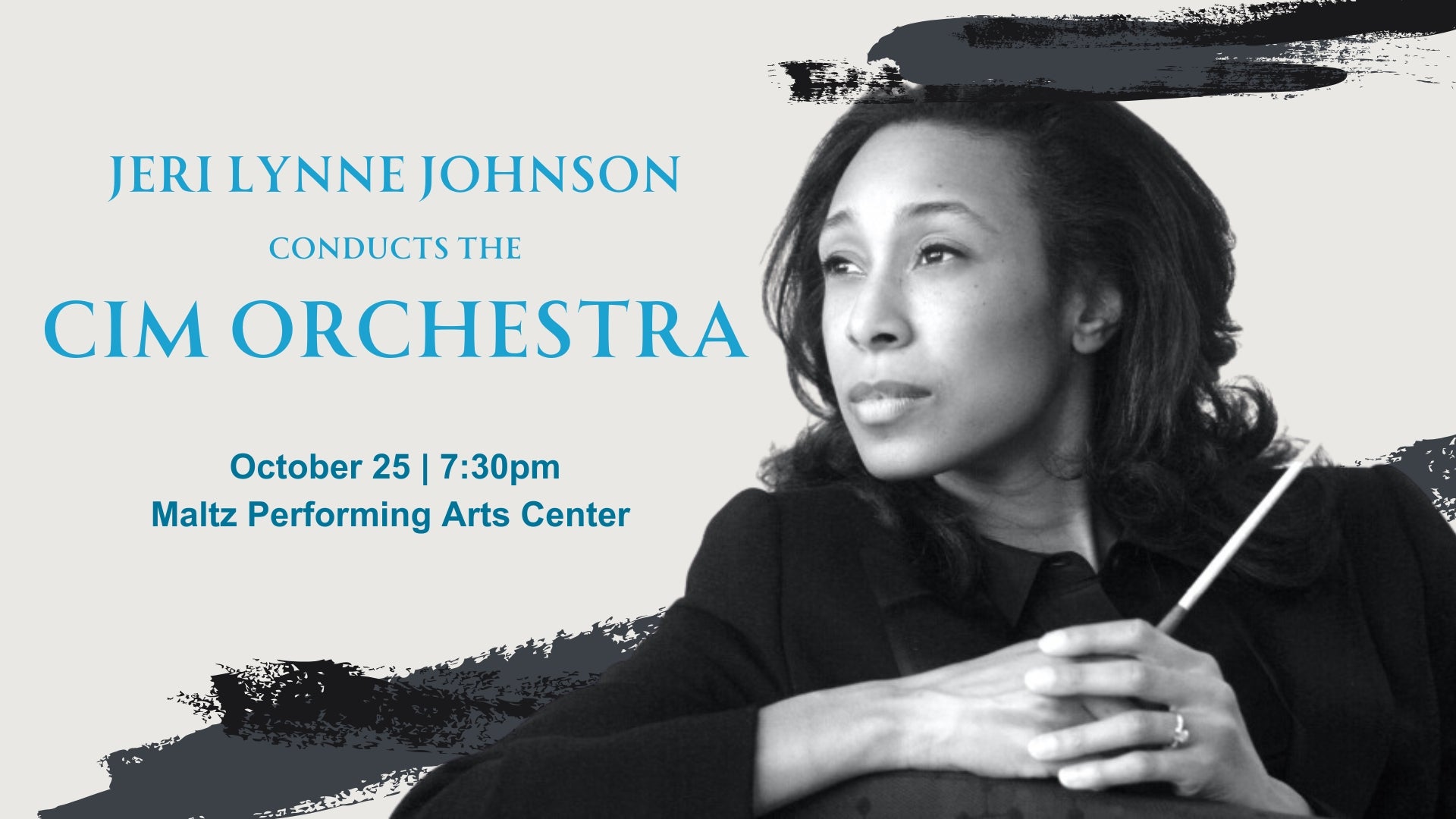 Jeri Lynne Johnson conducts the CIM Orchestra