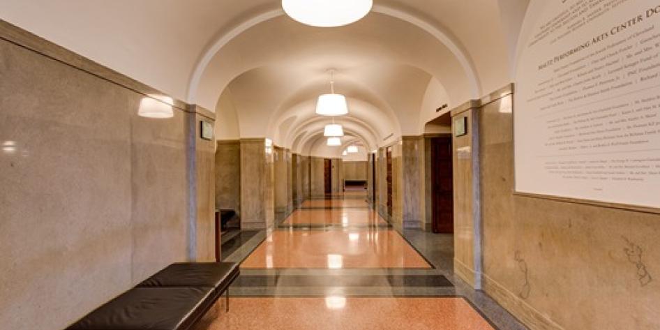 Maltz Center Hallway and ADA entrance