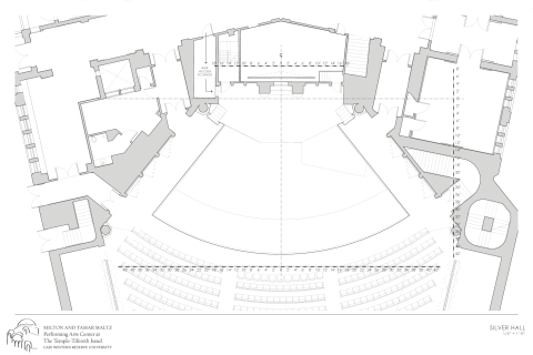 rendering of silver hall ground plan
