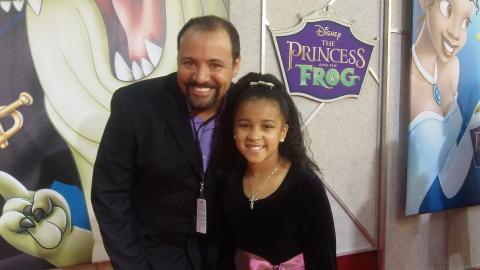 Terrance and young Tiana Elizabeth