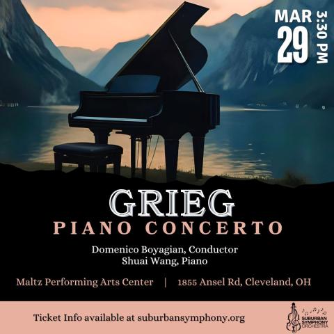 Suburban Symphony Orchestra: Grieg's Piano Concerto