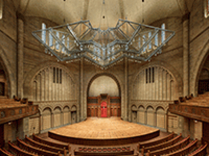 Silver Hall configured for large stage size