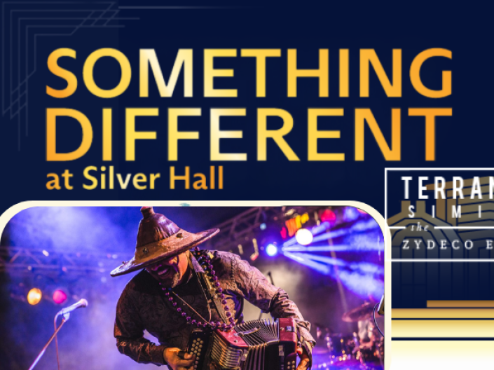 Something Different at Silver Hall: Terrence Simien and the Zydeco Experience banner